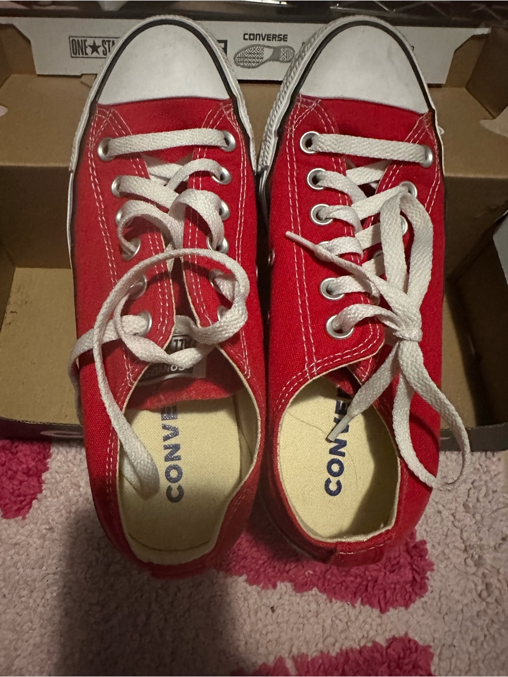 Converse red W:8 M:6 - Picture 5 of 5